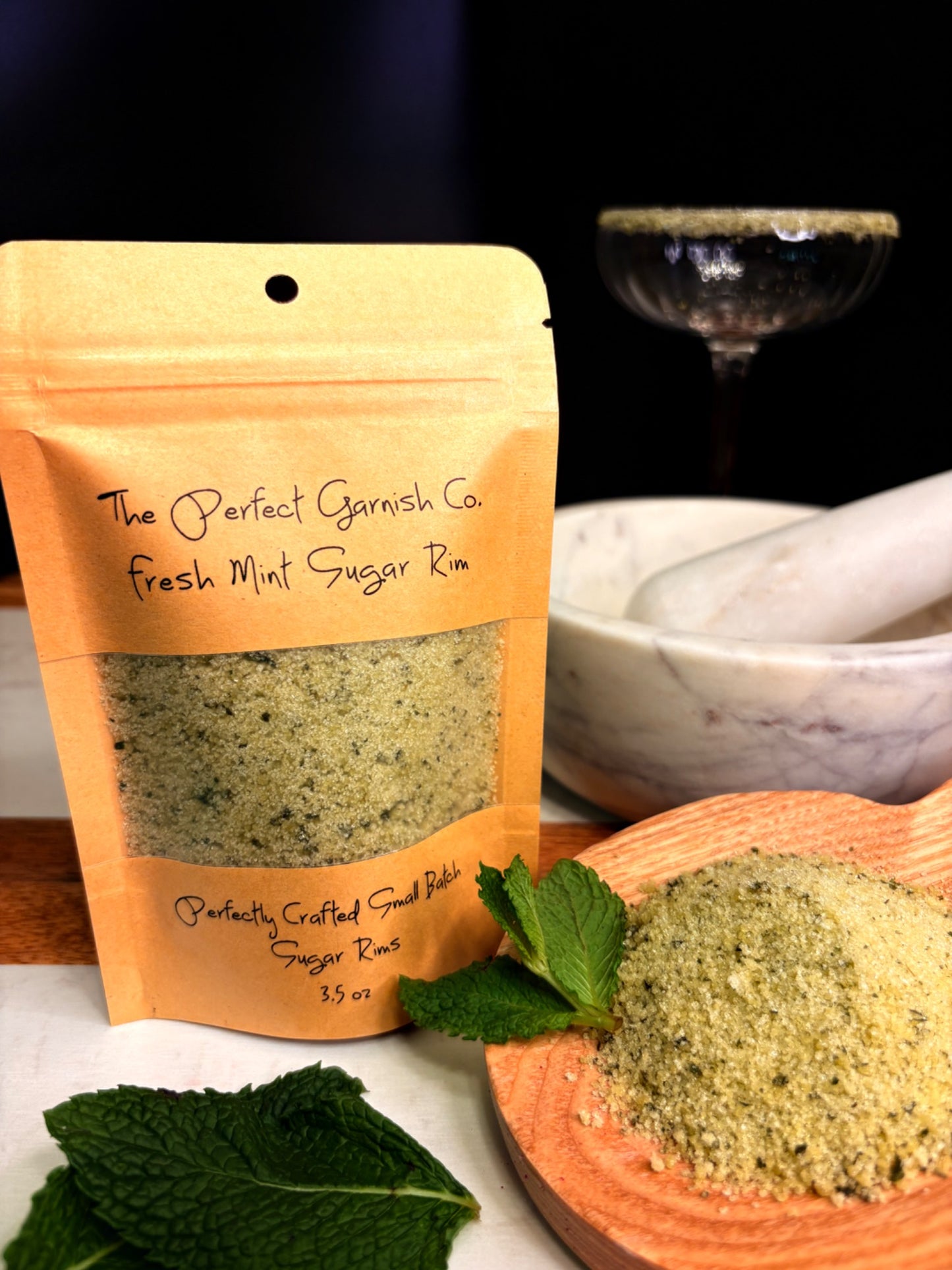 Fresh Mint Sugar Rim