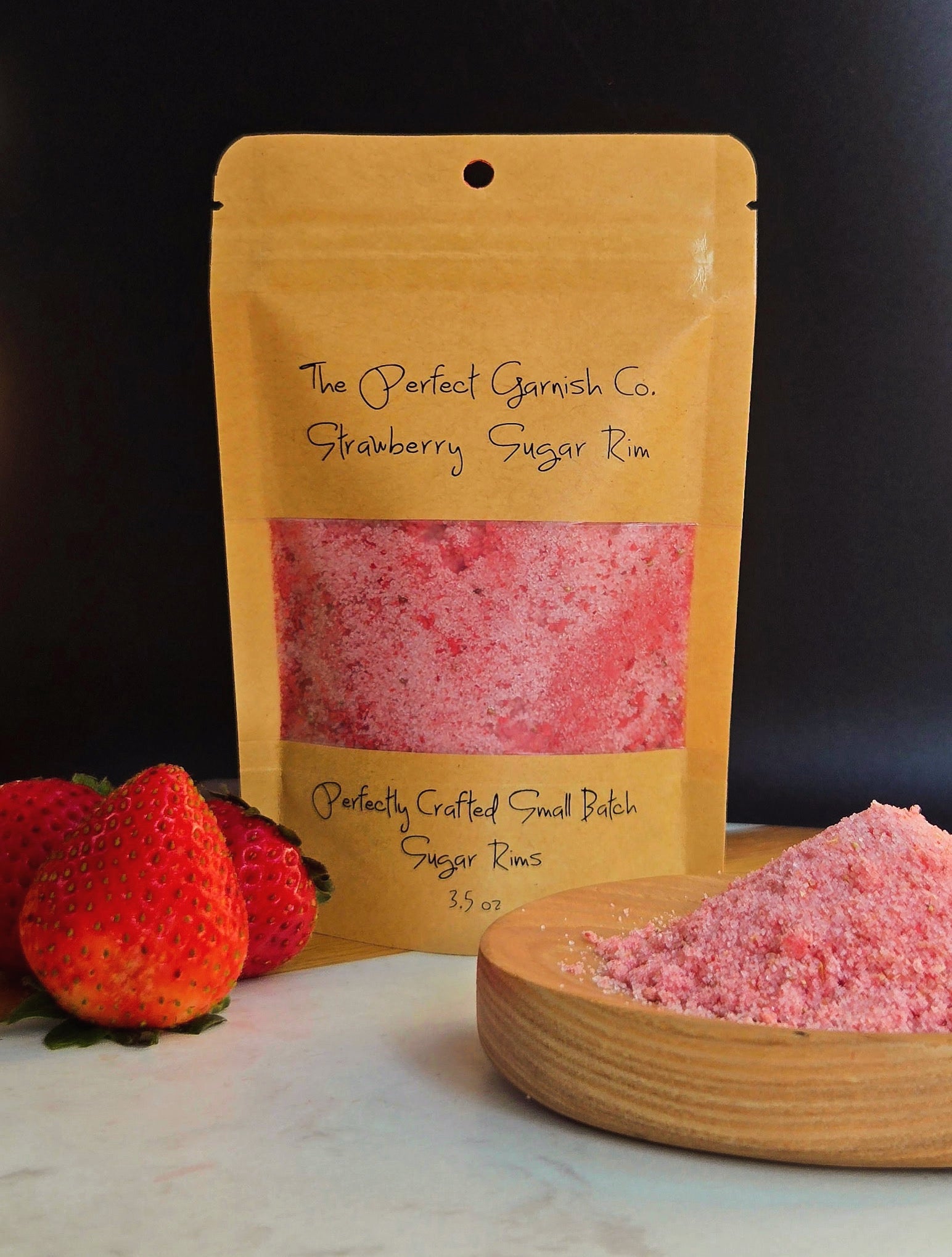 The Perfect Garnish Co. Strawberry Sugar Rim