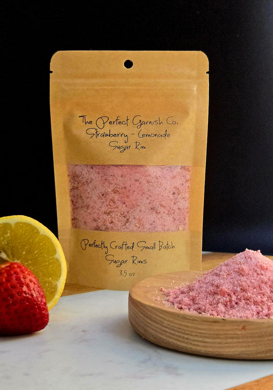 Strawberry Lemonade Sugar Rim
